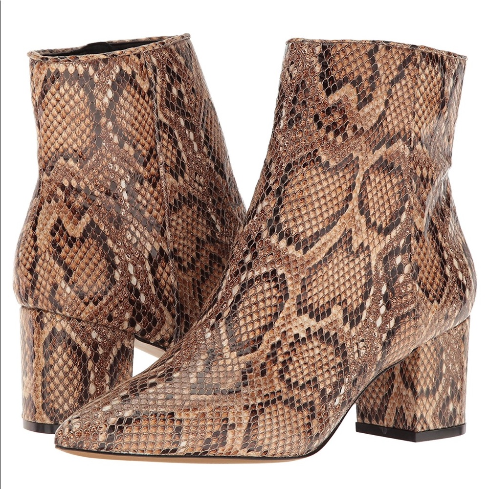 Steve Madden Snakeskin Booties